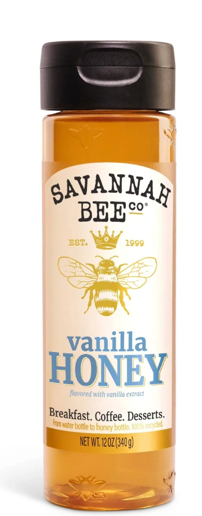 12oz Plastic Squeeze Vanilla Honey