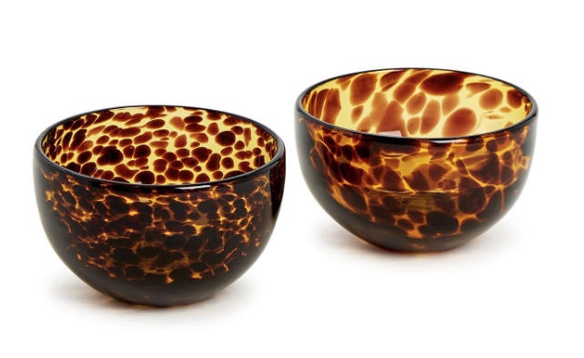 Tortoise Print Tidbit Bowl