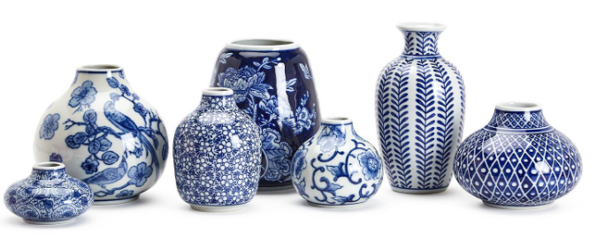 Blue & White Vase XL