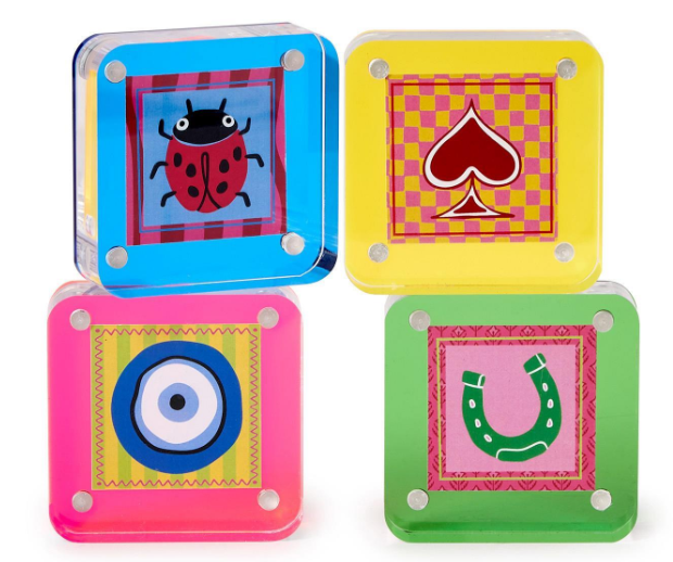 3x3 Mini Acrylic Photo Frame - Assortment of 4 Colors