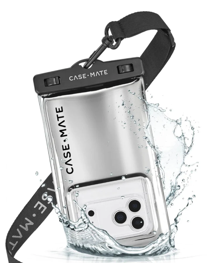 Waterproof Floating Pouch - Silver Chrome