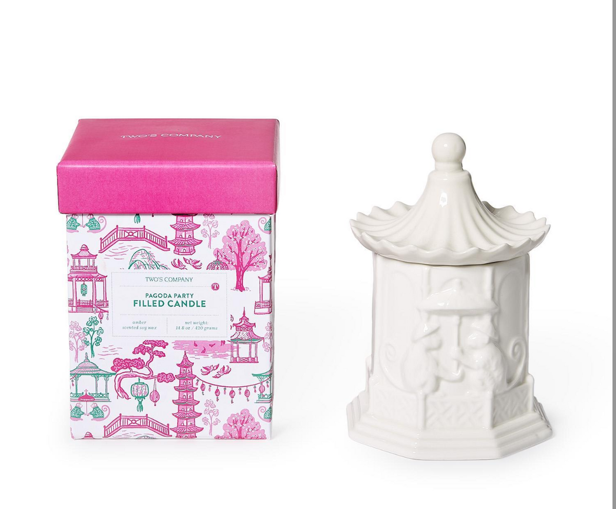 Pagoda Scented Candle in Gift Box