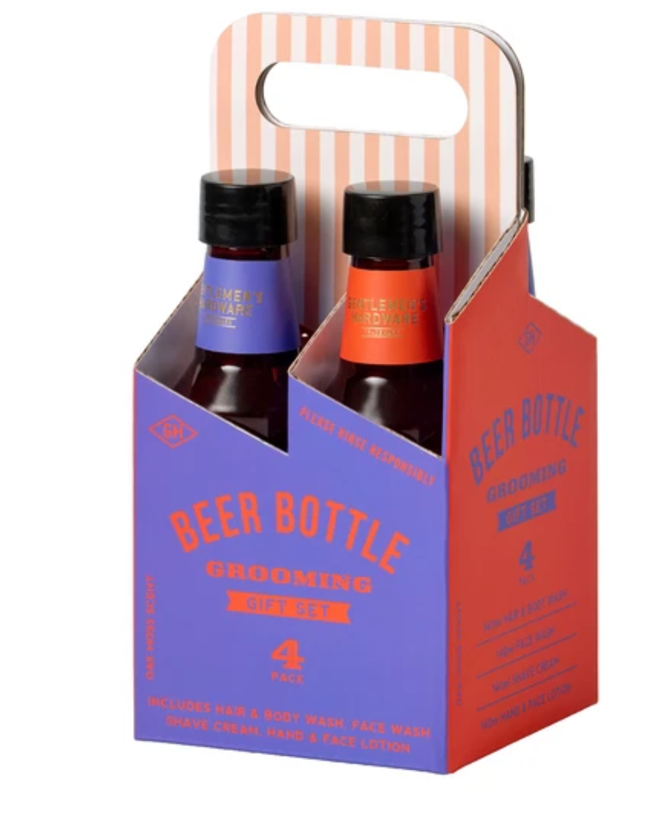 Beer Bottle Grooming Gift Set