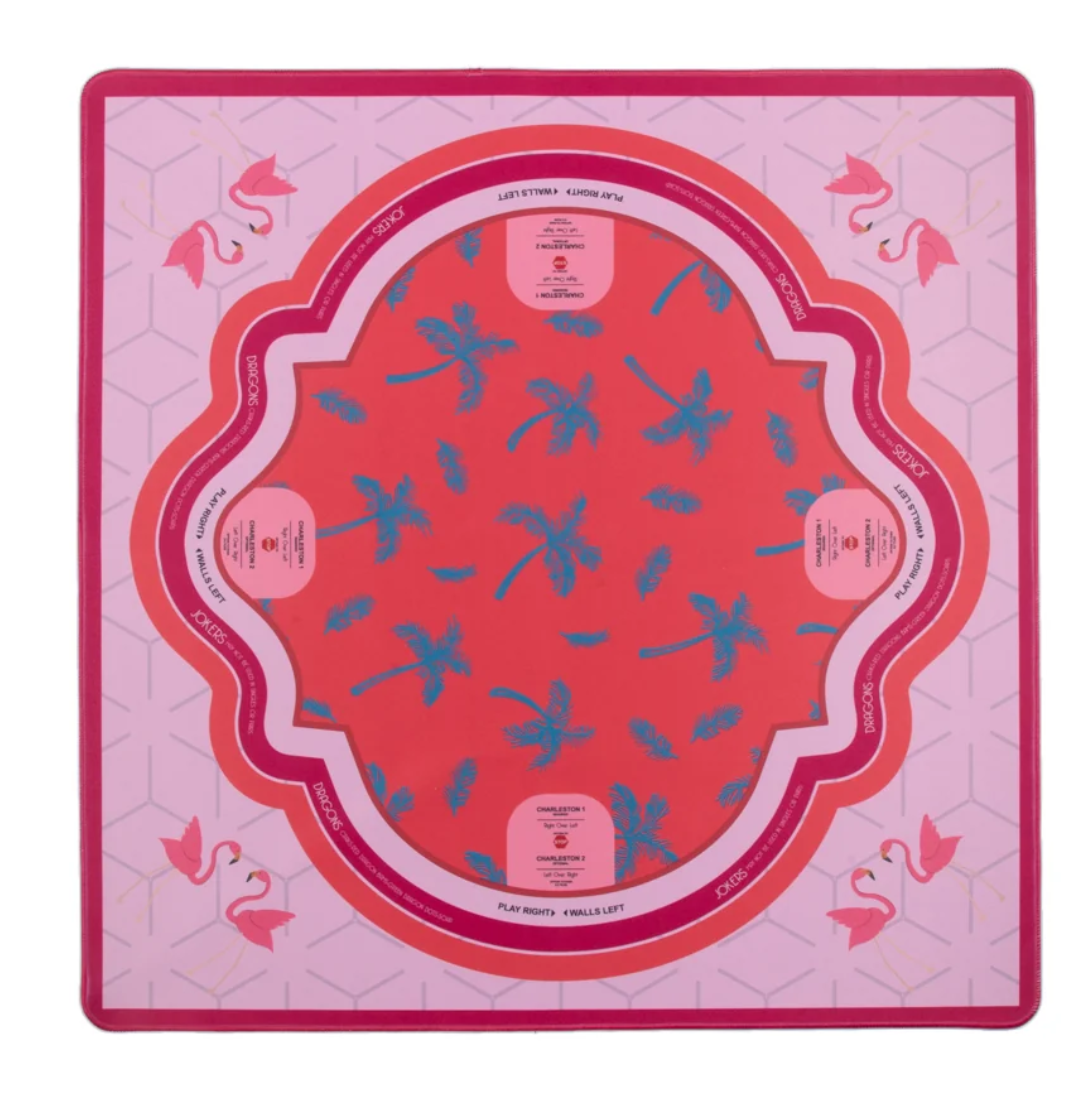 Mini Flamingo Mahjong Mat (Fuchsia)