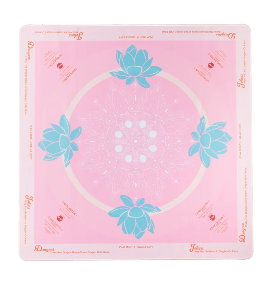 Mini Lotus Mahjong Mat (Pink)