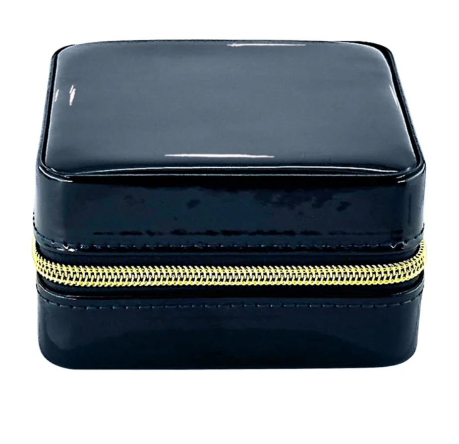 Pearl Travel Jewelry Case (Navy)
