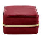 Pearl Travel Jewelry Case (Red)