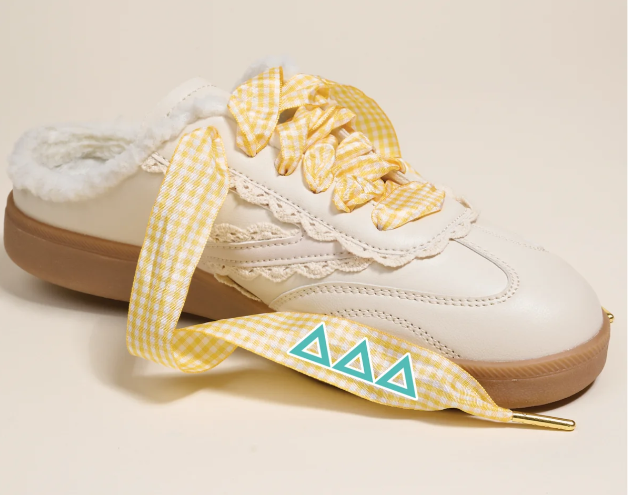 Sorority Step It Up Shoelaces-Delta Delta Delta
