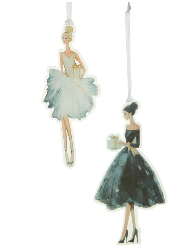 7" Moonlight Acrylic Ornaments