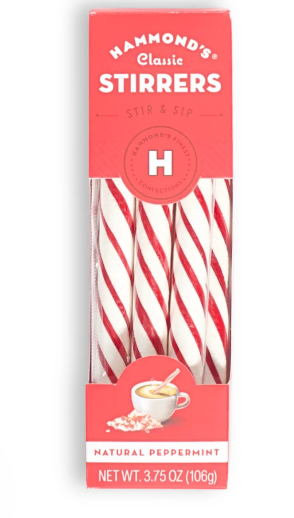 Natural Peppermint Cocoa Stirrers