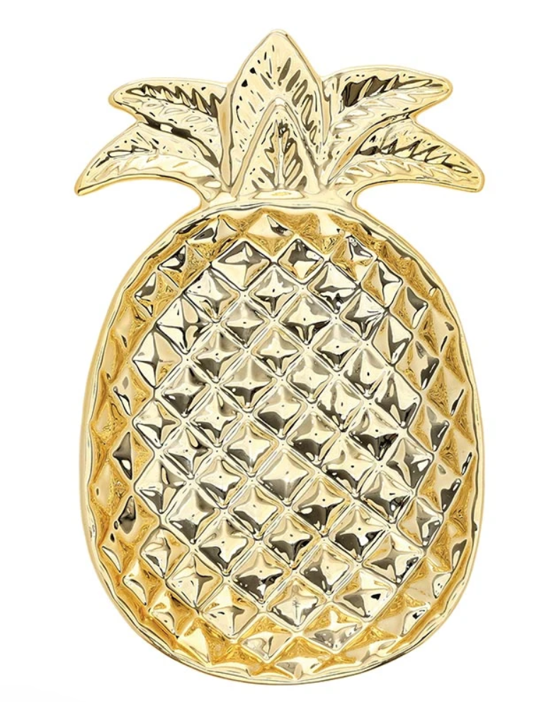Pineapple Ceramic Trinket Tray