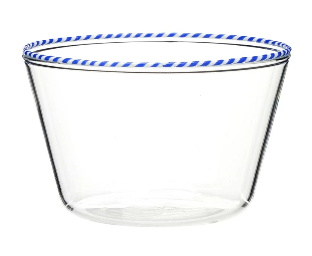 Peppermint Twist Bowl - Blue