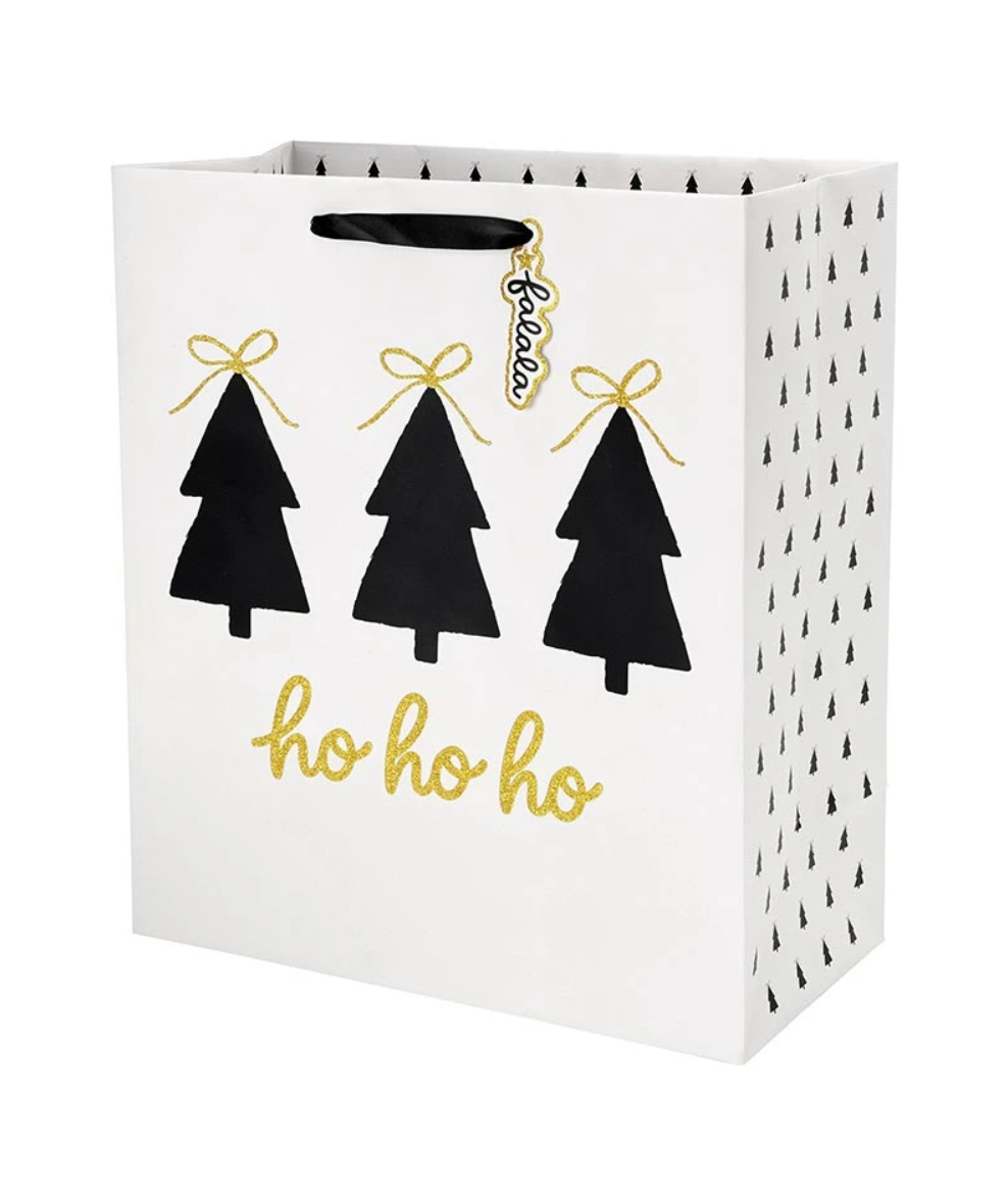 Jumbo Gift Bag-HOHO-XMAS Trees