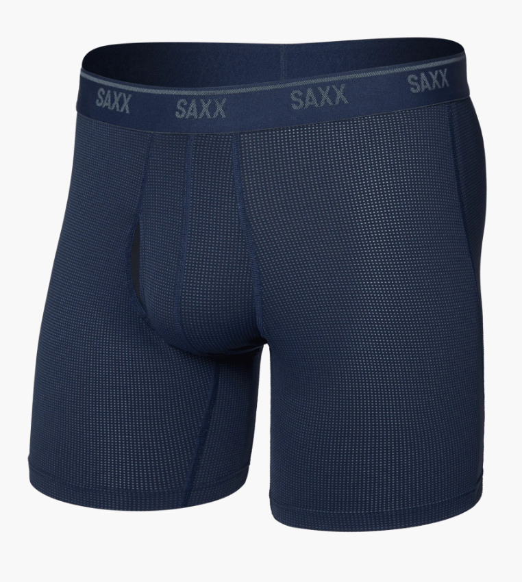 QUEST QUICK-DRY MESH  BOXER BRIEF FLY- MARITIME