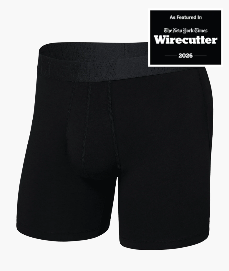 DROPTEMP ALL DAY  COOLING BOXER BRIEF- BLACK