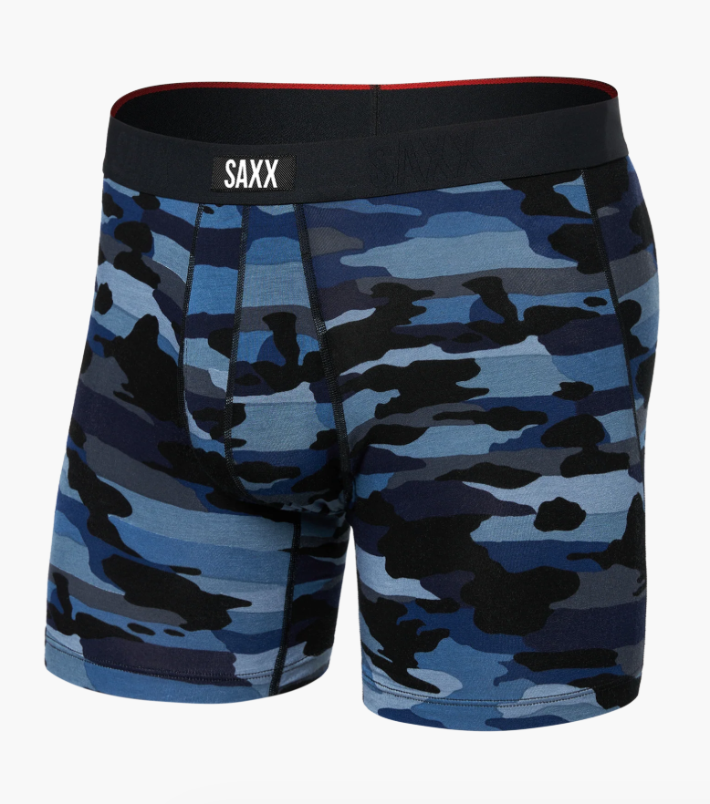 VIBE XTRA SOFT COMFORT  BOXER BRIEF FLY- CLOUDBANK CAMO-NAVY