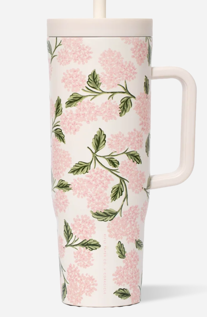 Cruiser - 40oz Rifle Paper - Pink Hydrangea