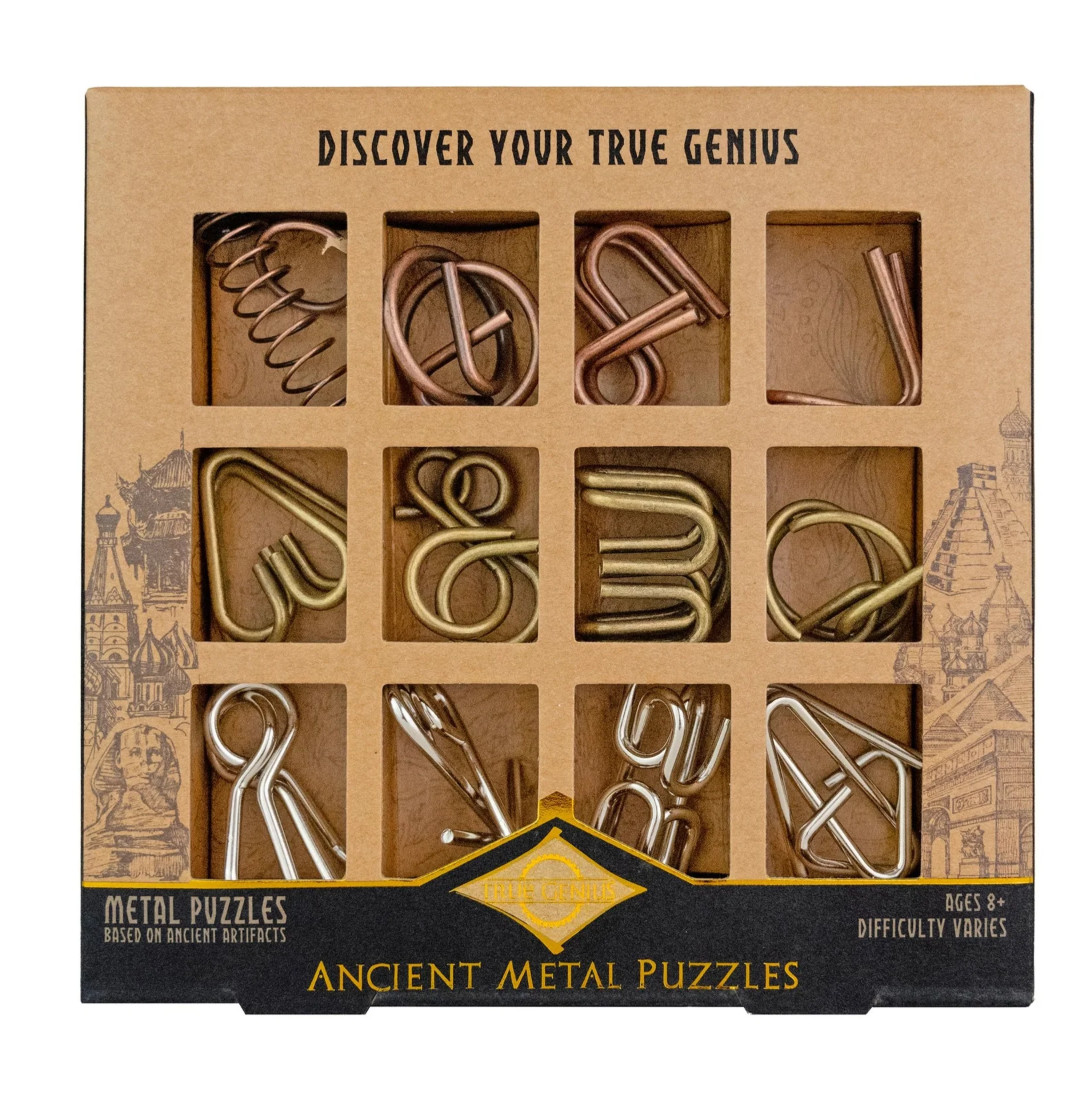 True Genius 12pc Ancient Metal Assortment Casepack: