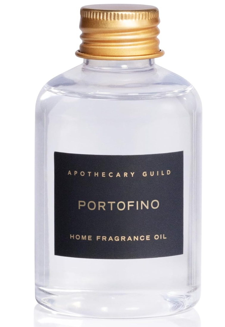 Zodax Apothecary Guild Opal Glass Reed Diffuser Refills, 4 oz Portofino