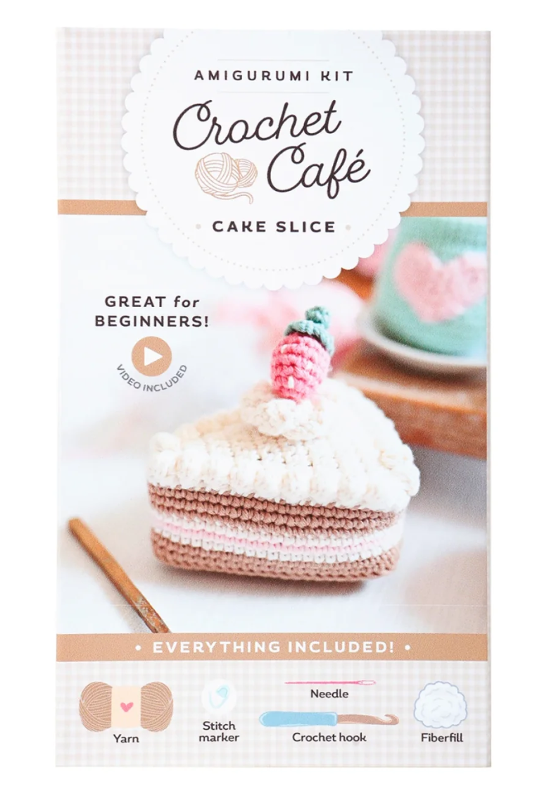 CAKE SLICE CROCHET CAFé AMIGURUMI KIT