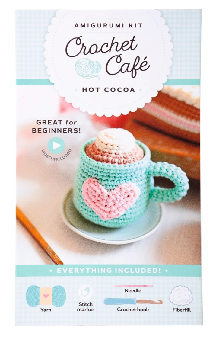 HOT COCOA CROCHET CAFé AMIGURUMI KIT