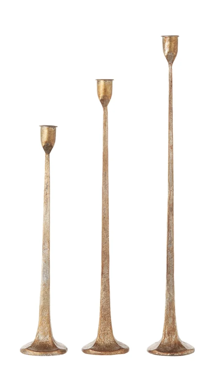 Raz Gold Candle Stick (Small)