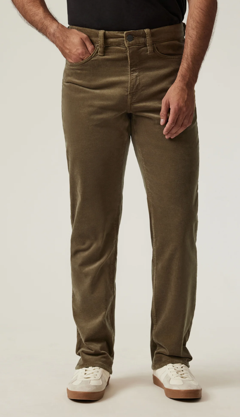 Courage Straight Leg Pants Mid Rise | Tobacco Cord