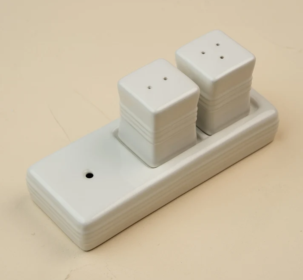 pinstripes salt & pepper shakers