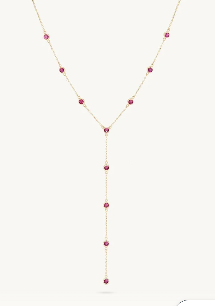 Orsay Lariat Ruby
