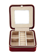 Pearl Travel Jewelry Case (Navy)