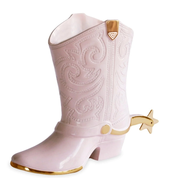 Beatriz Ball ENCANTO Western Cowboy Boot Wine Bucket (Camellia)