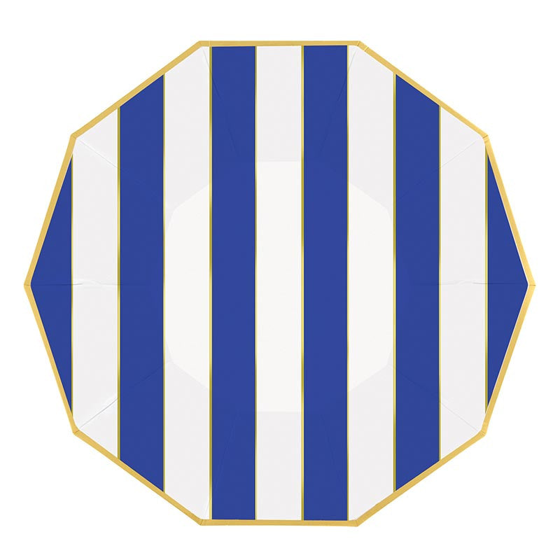 Foil Decagon Paper Plate