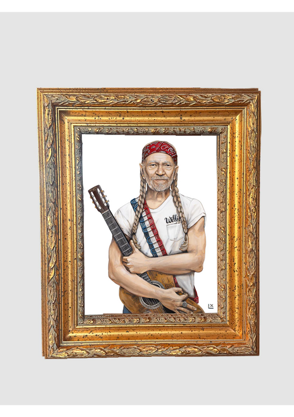 Willie 18 X 20 LX Framed Art Print