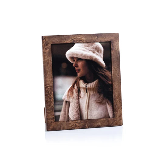 Rosso Burlwood Photo Frame - 8" x 10"