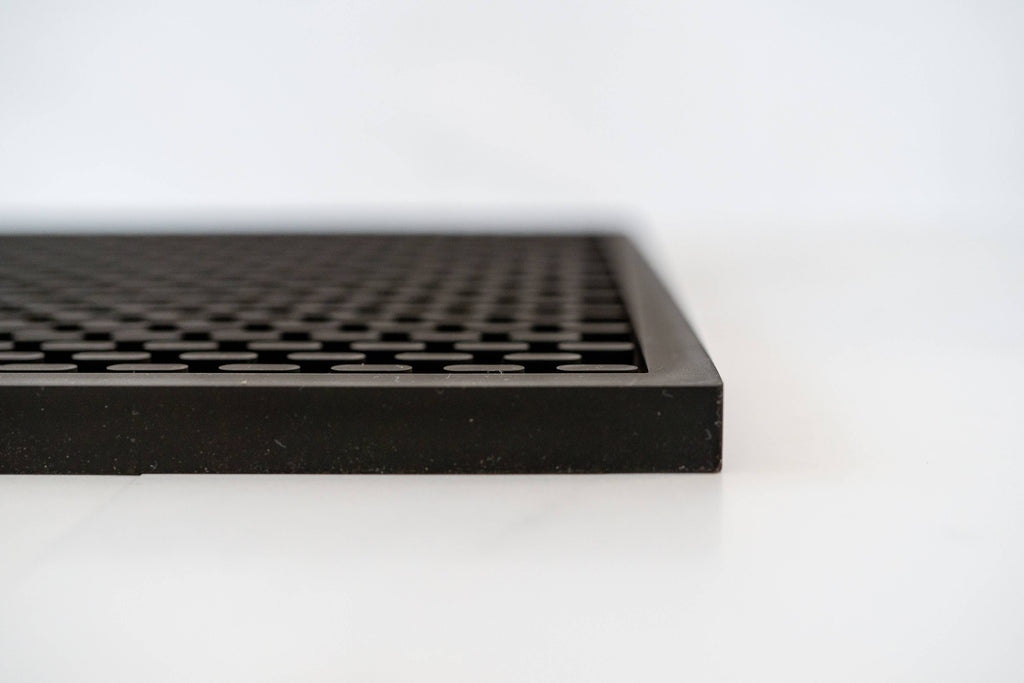 Silicone Bar Mat - Large (12x18 inch), Black