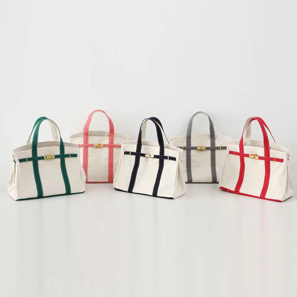 The Weekender Distressed Tote: Solid Navy