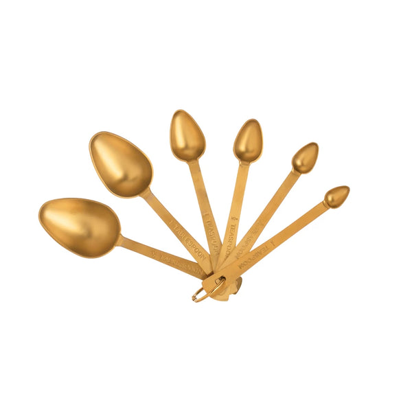 S/6 L Stainless Steel measuring spoons