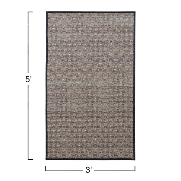 Bamboo Mat with Scallop Pattern