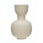 White Stoneware Vase
