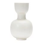 White Stoneware Vase