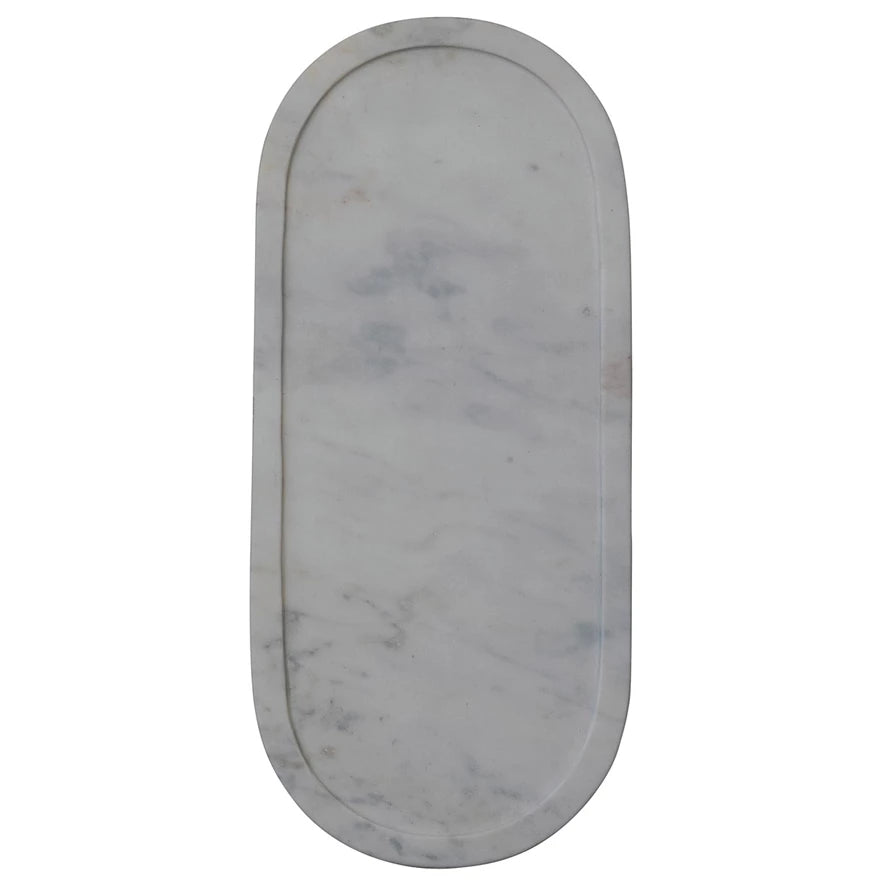 Marble Tray White