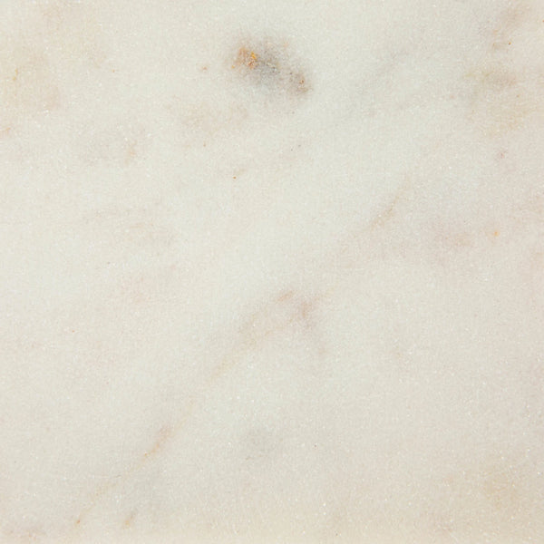 Arched Marble Coasters, White, Set of 4