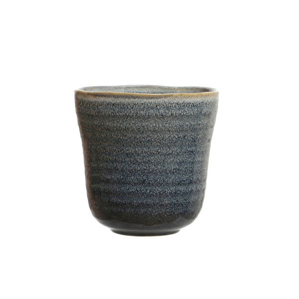 Blue Stoneware Planter
