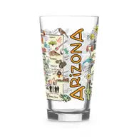 Arizona 16 oz glass
