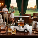 Golf Cart Whiskey Decanter & Ball Glasses