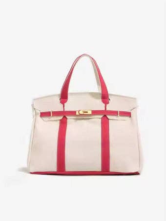 The Weekender Distressed Tote: Solid Navy