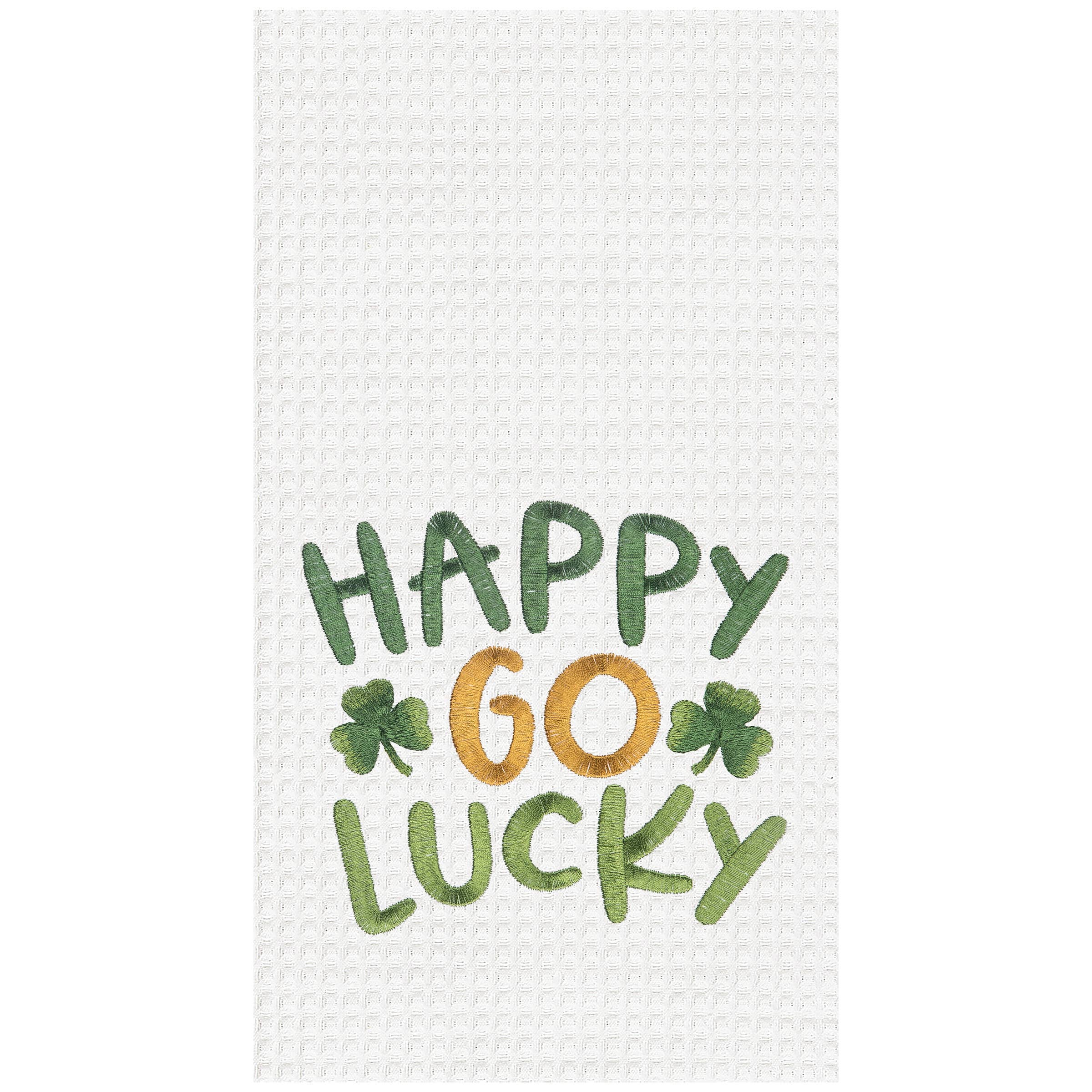 St. Patrick's Day Happy Go Lucky Kitchen Towel