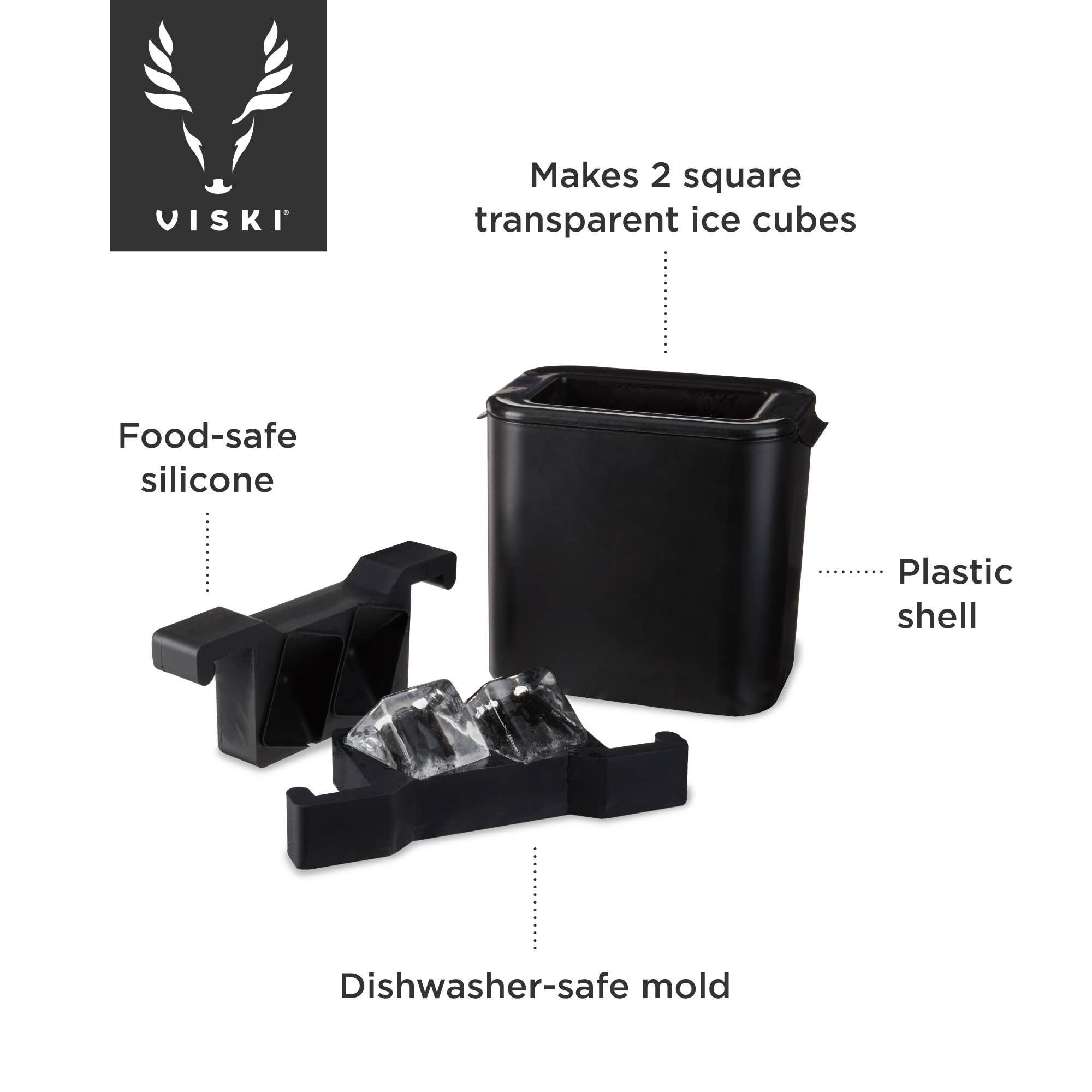 Glacier Rocks® Clear Ice Cube Maker by Viski