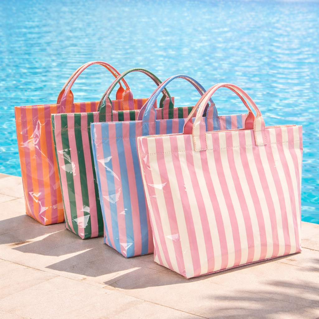 Preppy Pool Tote Bag