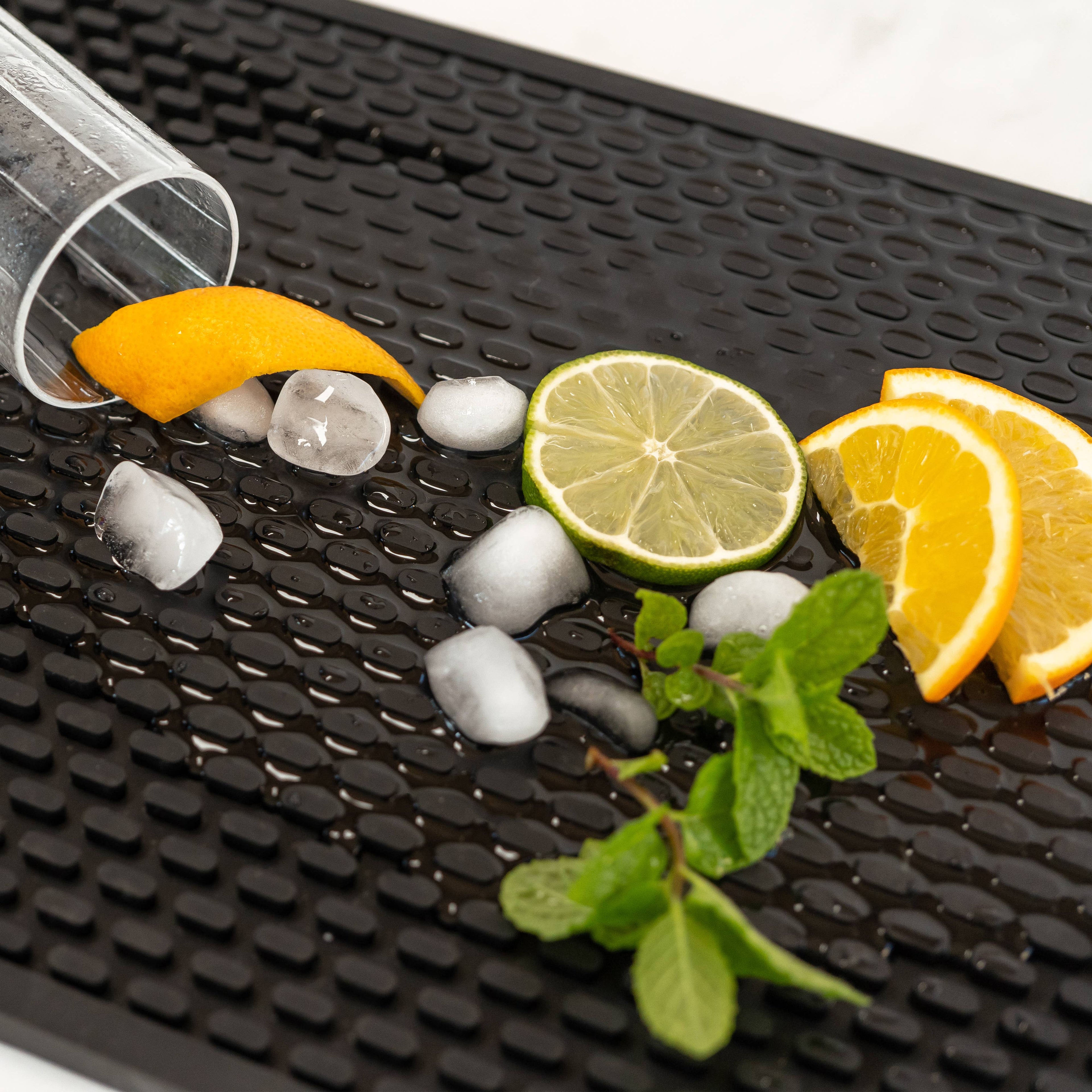 Silicone Bar Mat - Large (12x18 inch), Black